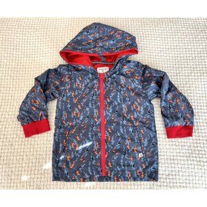 Sovereign Code Blue And Red Lightening Windbreaker